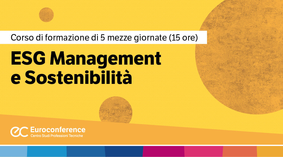Immagine ESG Management e Sostenibilità | Euroconference